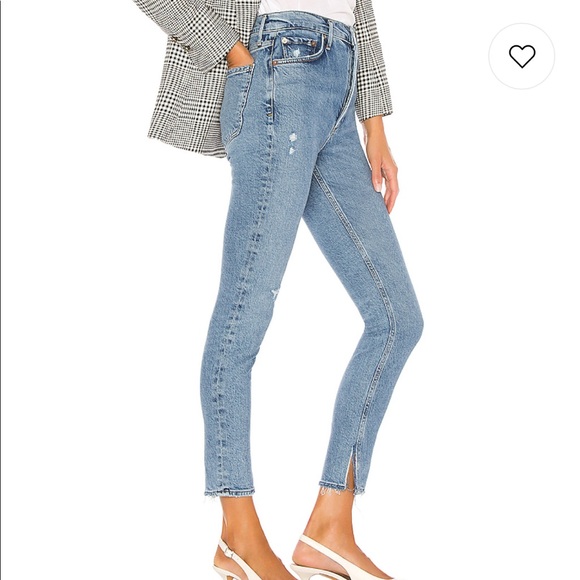 Agolde Denim - AGOLDE Nico High Rise Slim Fit in Headlines